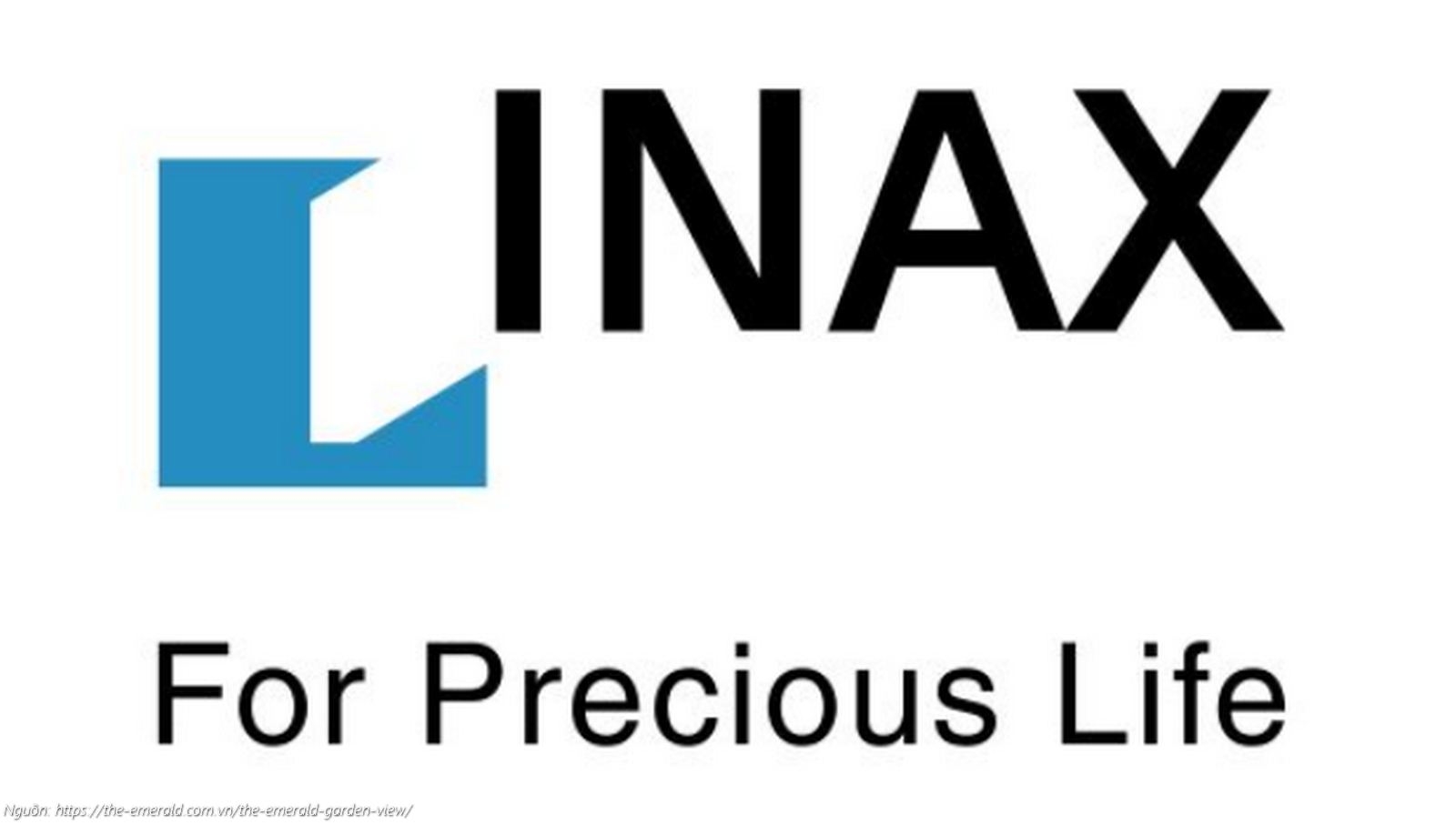 Logo thiết bị vệ sinh INAX (thuộc tập đoàn LIXIL Nhật Bản) - Thương hiệu bàn giao tiêu chuẩn tại dự án The Emerald Garden View