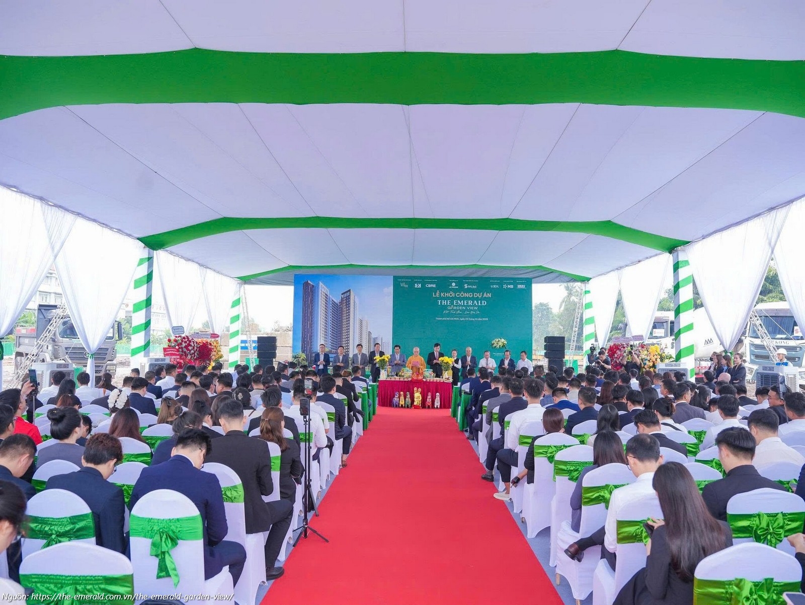 Lễ khởi công dự án căn hộ chung cư The Emerald Garden View ngày 29/10/2025