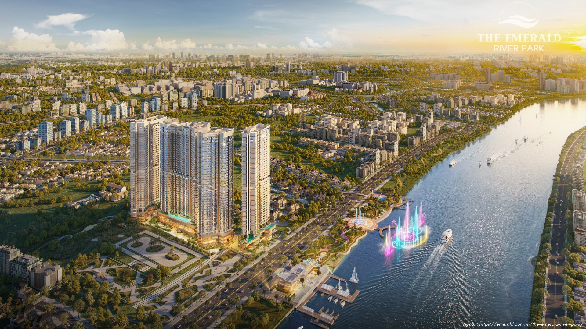 Phối Cảnh The Emerald River Park Mới 2026